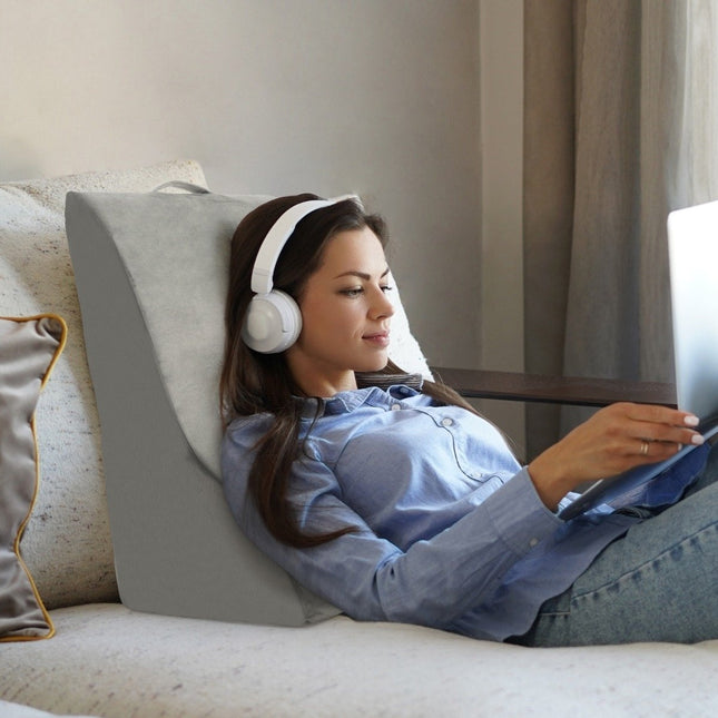 Coussin orthopédique compensé avec housse lavable pour lit et canapé
