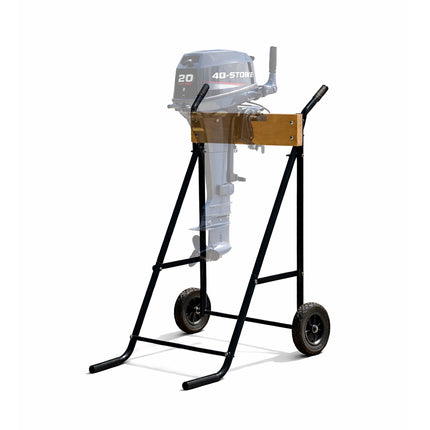 Support pour moteur hors-bord, acier et bois, capacité de 100 kg