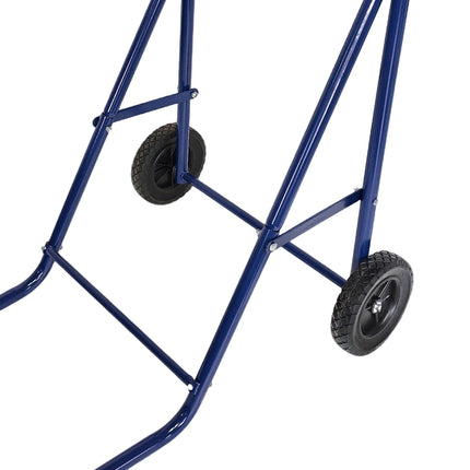 Support pour moteur hors-bord, acier et bois, capacité de 100 kg