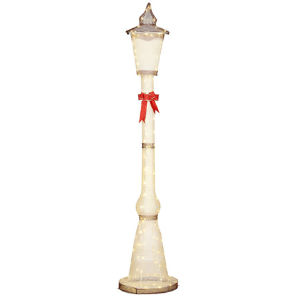 Lanterne de Noël extérieure sur poteau, 215 cm, 155 LED, étanche