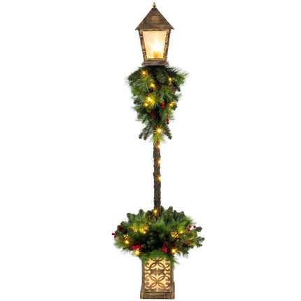 Lanterne de Noël extérieure avec 50 LED blanc chaud, 150 cm