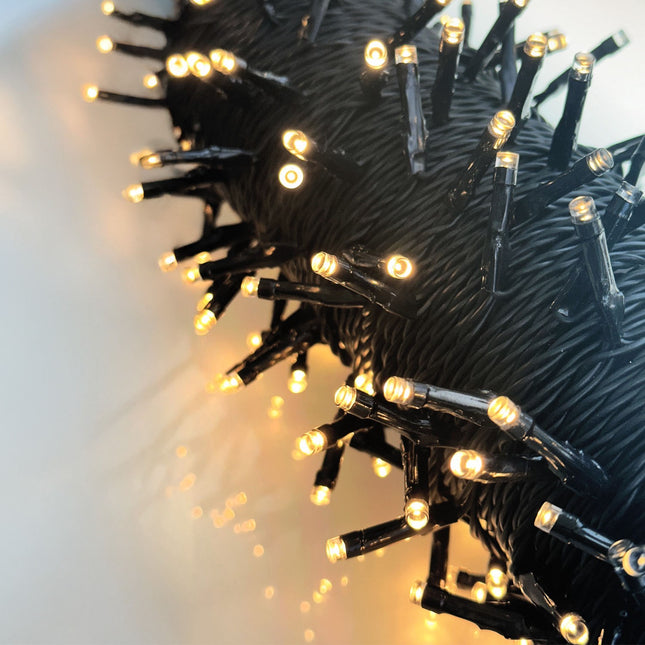 LED Lichterkette Außen 20m, 200 LEDs, Warmweiß