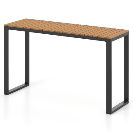 Console de jardin avec plateau en WPC de 129 x 42 cm