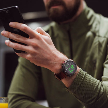 Outdoor-Sportuhr, Titan, AMOLED-Saphirglas-Display