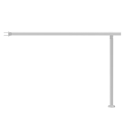 Outdoor Stair Handrail, 47-Inch Stainless Steel, Silver