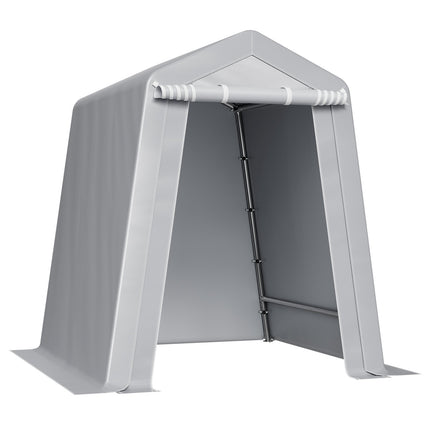 Outdoor Storage Shed Tent 6x6 ft, Waterproof Roll-Up Door