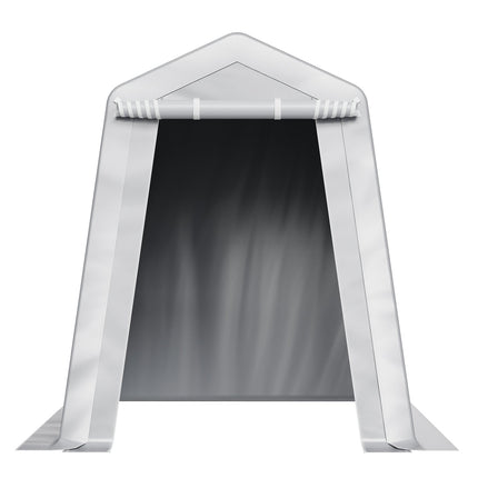 Outdoor Storage Shed Tent 6x6 ft, Waterproof Roll-Up Door