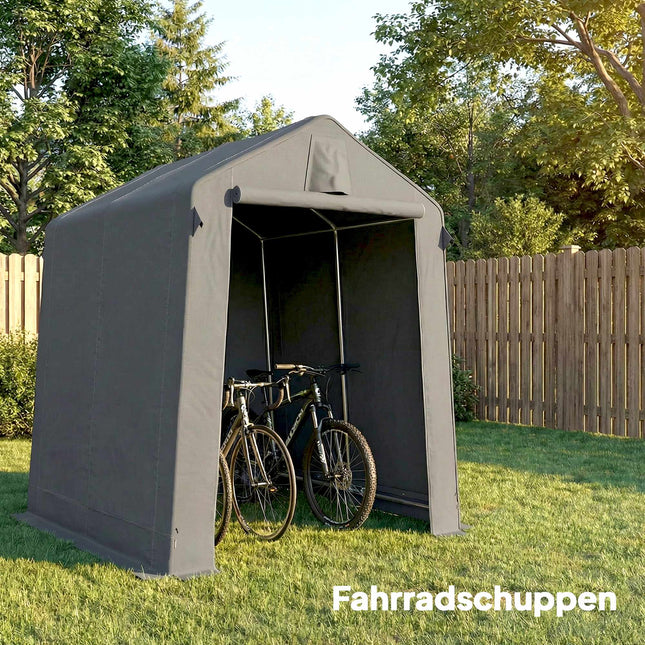 Tente de rangement extérieure 2,3 x 1,9 m, imperméable, gris foncé
