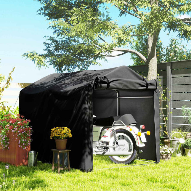 Tente de rangement extérieure - PE résistant aux UV, cadre galvanisé