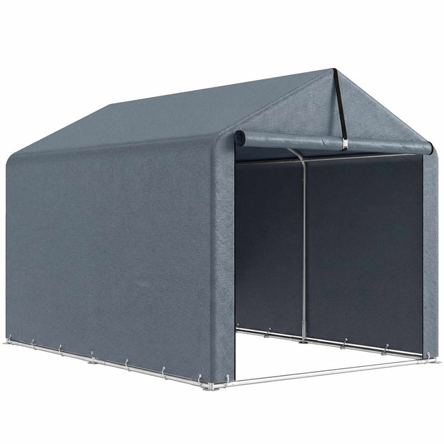Tente de rangement extérieure, tissu PE imperméable, 162 x 221,5 x 163 cm