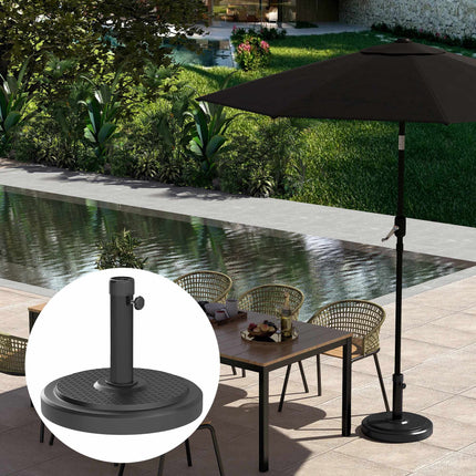 Sonnenschirmständer für Draußen, 22 kg, passend für 2,8m Sonnenschirme