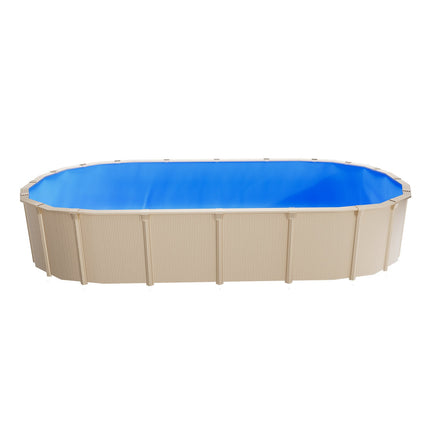 Oval Pool Liner 375 x 610 cm, Unibead, 120 cm Wall