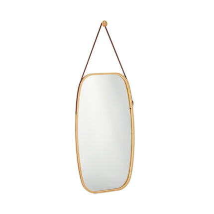 Miroir mural ovale avec sangle