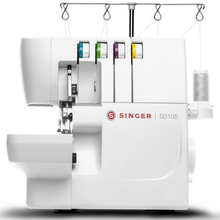 Overlock-Nähmaschine, 2-4 Fäden, Freiarm, einfaches Einfädeln