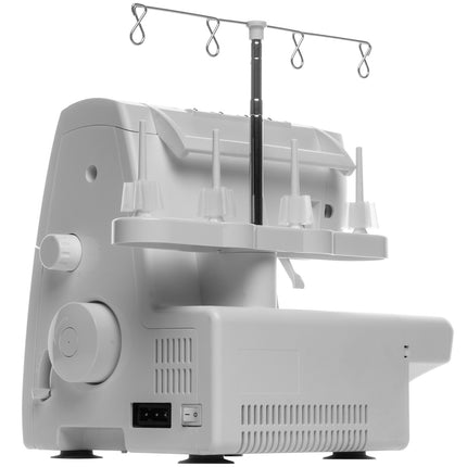 Overlock-Nähmaschine, 2-4 Fäden, Freiarm, einfaches Einfädeln