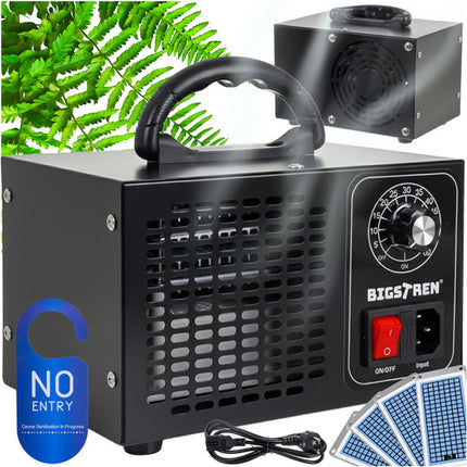 Purificateur d'air générateur d'ozone, 150 W, minuterie 60 min