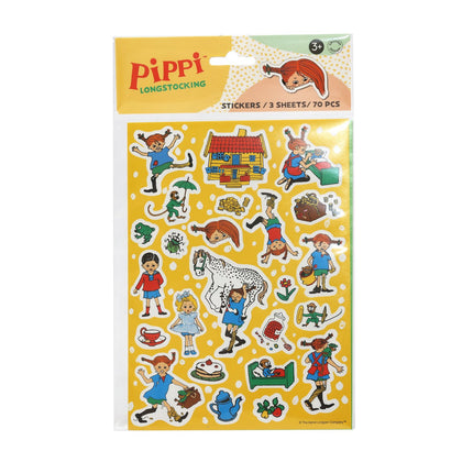 Autocollants PIPPI - Lot de 3 feuilles pour projets créatifs