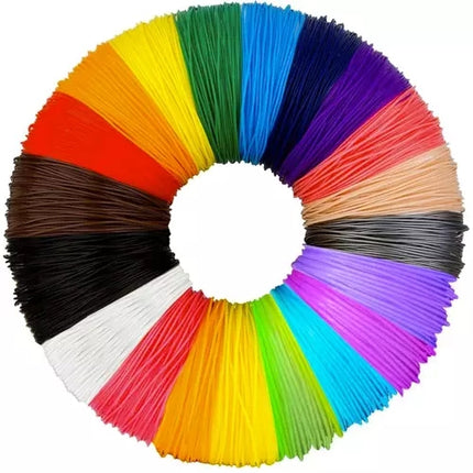 Filaments PLA 3D - 20 pièces x 3m Kruzzel 19874