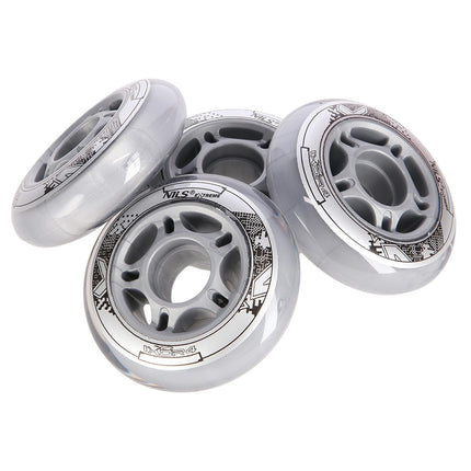 PU Clear Wheels, 72x24mm, 4 Pcs