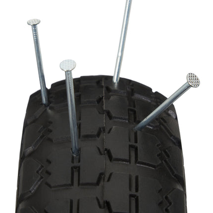 PU Wheelbarrow Tyre Set 4.10/3.50-4, Puncture-Proof