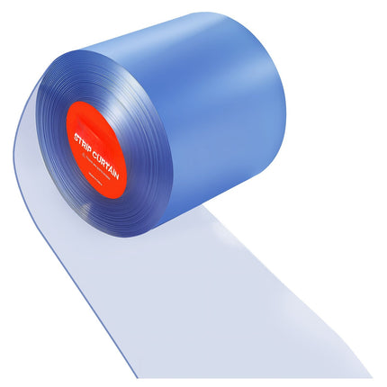 PVC Strip Curtain Roll, Clear 101 Ft x 12 In, 3 mm