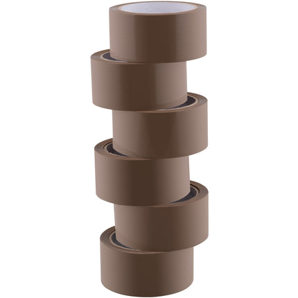Packband Silent 48 mm x 66 m Braun 6er-Pack