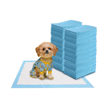 100 Stück Hundetrainingsunterlagen mit auslaufsicherem 5-Lagen-Design Welpenunterlagen 60 x 60 cm