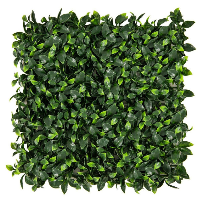 12 Pièces Haie Artificielle Mur Végétal 50,5 x 50,5 cm Pelouse Artificielle Plante Artificielle Verte