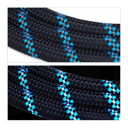 Laisse rembourrée pour chien noire 150 cm