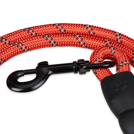 Laisse rembourrée pour chien rouge 150 cm