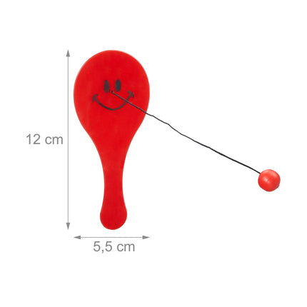 Lot de 24 raquettes de paddle-ball - Cadeau de fête pour enfants