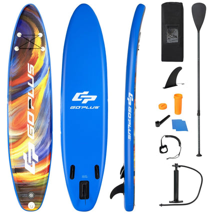 Paddle Board Stand-Up Paddle Board Gonflable 335 x 76 x 15 cm Motif Ciel étoilé Coloré