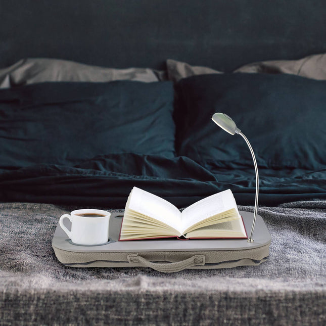 Coussinets pour ordinateurs portables gris clair