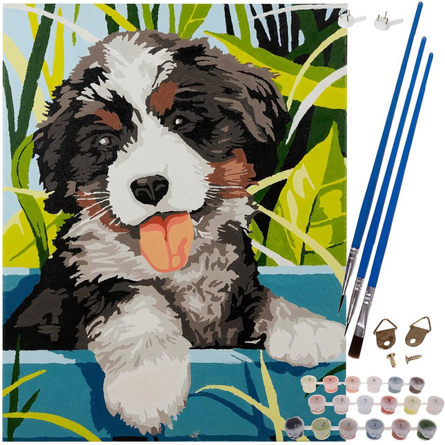 Peinture par numéros 40x30cm - Chien Maaleo 22780