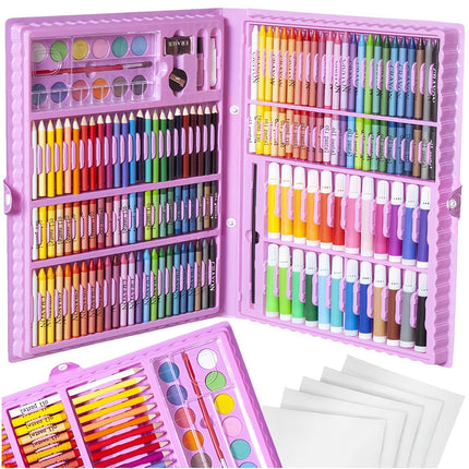 Kit de peinture en coffret 168 pcs rose