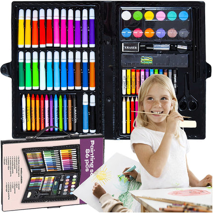 Set de peinture en coffret 86 pcs