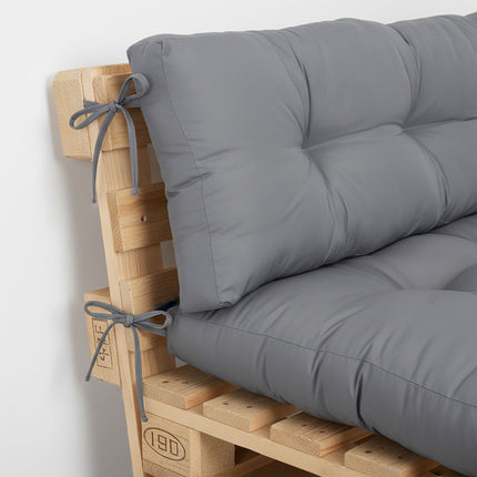 Ensemble de coussins pour palettes - Assise et dossier, usage extérieur