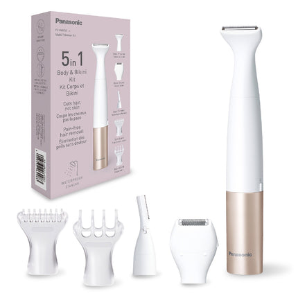 Panasonic 5-in-1 Körper- und Bikinitrimmer mit Hautschutz, wasserfest