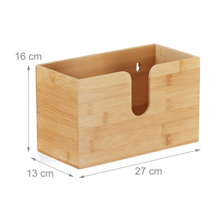 Distributeur de papier en bambou