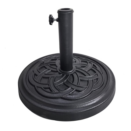 Base de parasol, 12 kg, compatible avec des mâts de différentes tailles