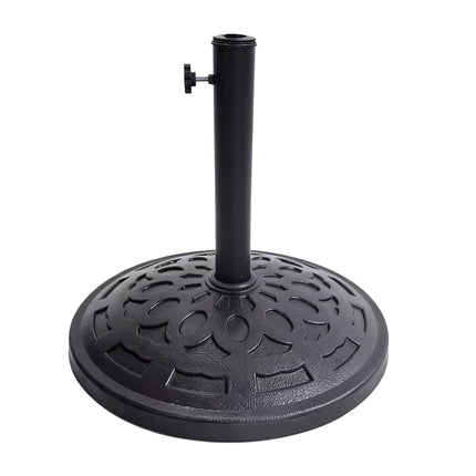 Pied de parasol, 14 kg, compatible avec des mâts de différentes tailles