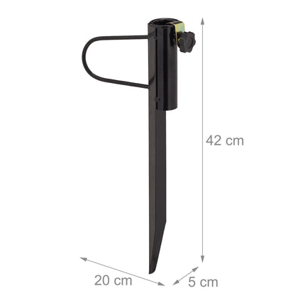 Sonnenschirm-Erdspieß, passend für Stangen bis 32 mm
