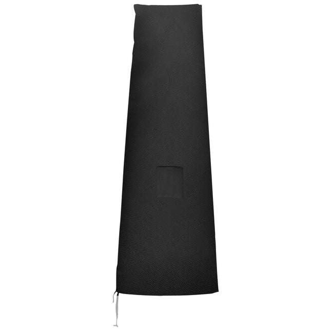 Housse De Protection Pour Parasol Pour Parasols Jusqu'À Ø400 Cm Housse De Protection Pour Parasol Avec Fermeture Éclair, Tige De Poche Tissu Oxford Noir