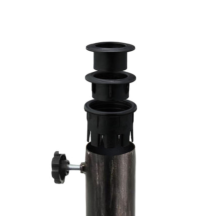 Pied de parasol 14 kg avec adaptateurs de poteau multi-tailles