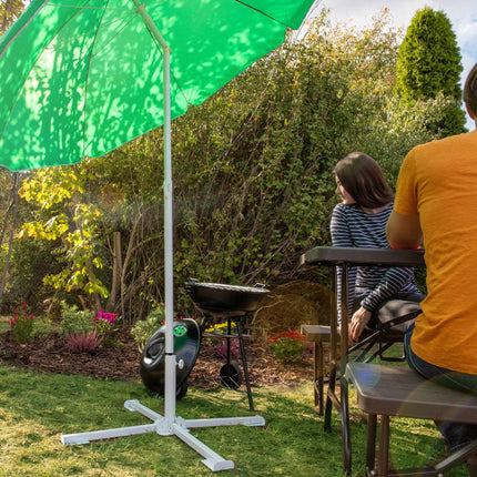 Sonnenschirm für Teller weiß