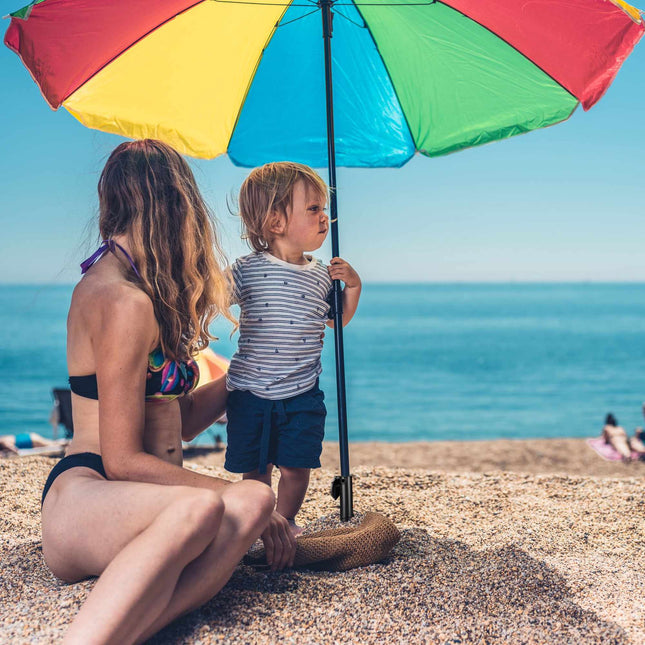 Parasol avec manchon inférieur