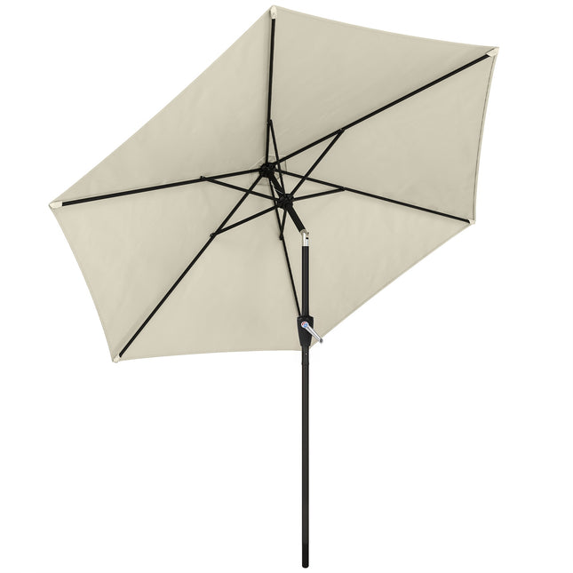 Parasol de terrasse, 270 cm, protection UV UPF 50+