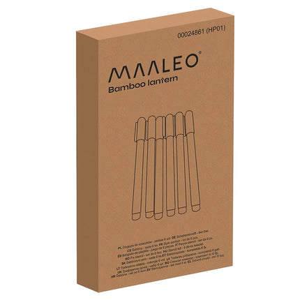 Stylo à motifs - lot de 6 Maaleo 24861