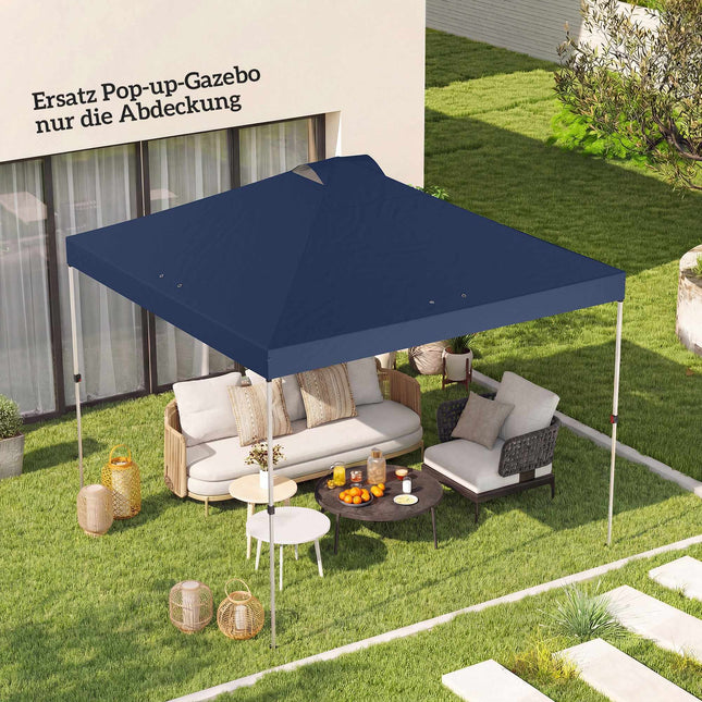 Toile de remplacement pour pavillon, 300 x 300 cm, imperméable UV50+
