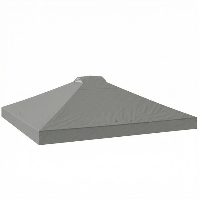 Toiture de remplacement pour pavillon, 300 x 300 cm, protection UV50+, étanche